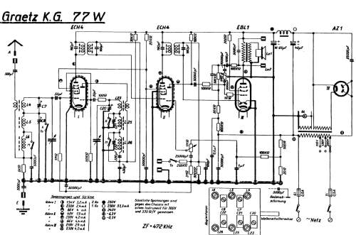 Super 77W; Graetz, Altena (ID = 25961) Radio