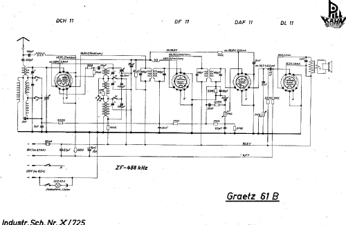 61B; Graetz Radio, Berlin (ID = 2094137) Radio