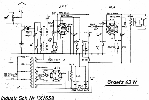 Graetzor 43W; Graetz Radio, Berlin (ID = 2089371) Radio