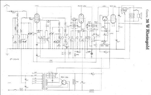 Graetzor Rheingold Super 36W; Graetz Radio, Berlin (ID = 4596) Radio