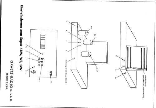Super 48W; Graetz Radio, Berlin (ID = 100705) Radio