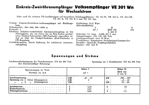 Volksempfänger VE301Wn; Graetz Radio, Berlin (ID = 3053027) Radio