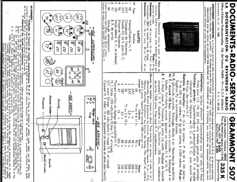 507; Grammont Radiofotos, (ID = 231263) Radio