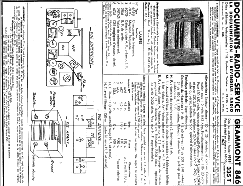 846; Grammont Radiofotos, (ID = 231233) Radio