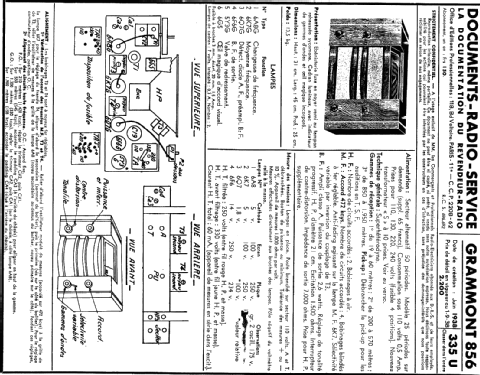 856; Grammont Radiofotos, (ID = 231228) Radio