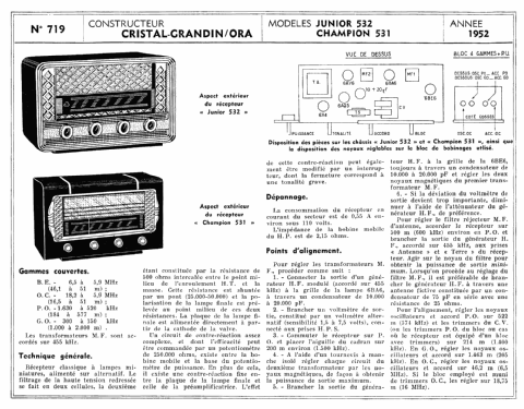 Champion 531; ORA, Oradyne, Gérard (ID = 2559433) Radio