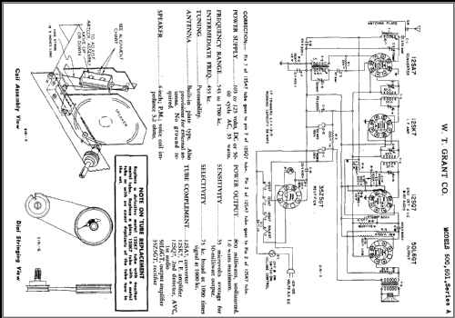 501 Series A; Grant Company, W.T. (ID = 429819) Radio