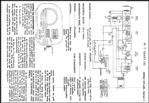 503 Series A; Grant Company, W.T. (ID = 429832) Radio