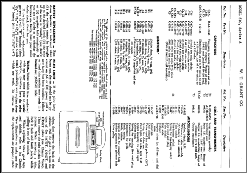 510 Series A; Grant Company, W.T. (ID = 429842) Radio