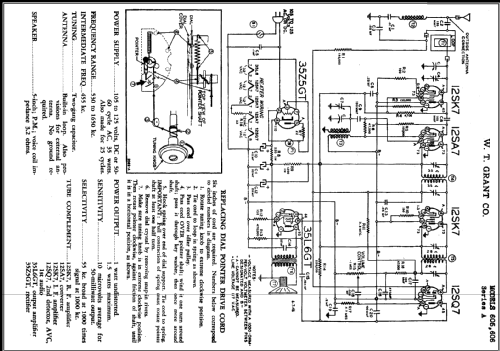 605 ; Grant Company, W.T. (ID = 463664) Radio