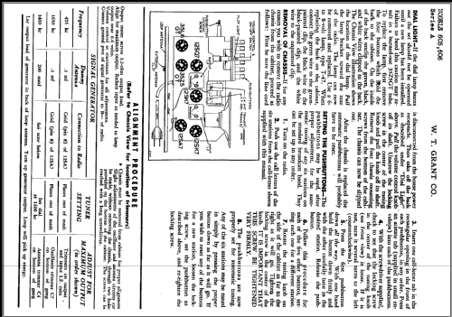 605 ; Grant Company, W.T. (ID = 463665) Radio