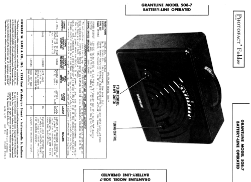 Grantline 508-7; Grant Company, W.T. (ID = 951786) Radio