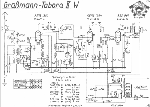 Tabora II W; Grassmann, Peter, (ID = 773858) Radio