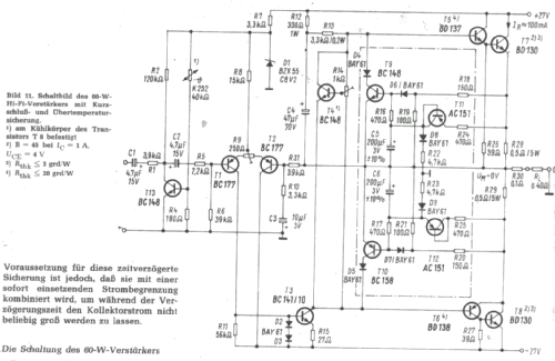 60 Watt Sinus - Endstufe ; FG Elektronik, Franz (ID = 1682077) Verst/Mix