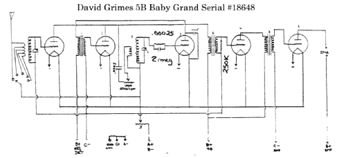 Baby Grand Duplex 5B; Grimes, David Inc.; (ID = 2801602) Radio