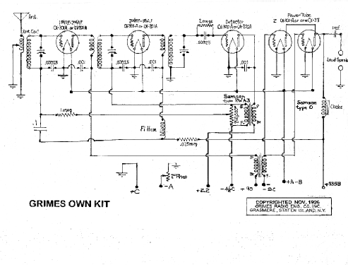 Grimes Own Kit Inverse Duplex Reflex System; Grimes, David Inc.; (ID = 942859) Kit