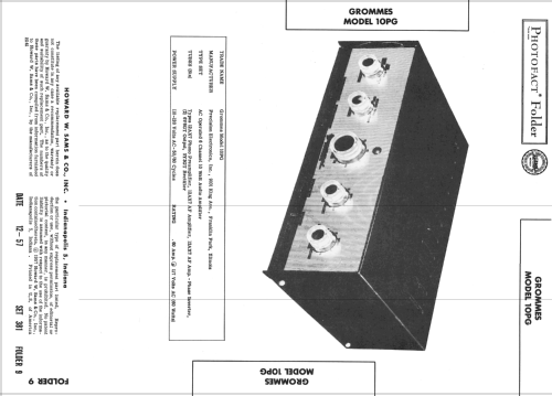 10 PG ; Grommes Precision (ID = 2486678) Ampl/Mixer