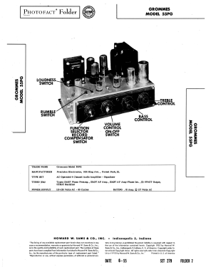 55PG ; Grommes Precision (ID = 2987750) Ampl/Mixer