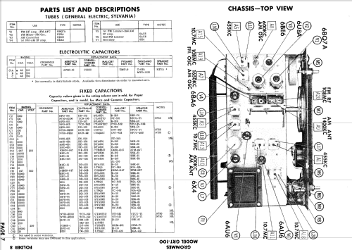 GRT-100 ; Grommes Precision (ID = 722567) Radio