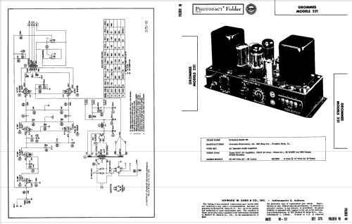 Hi Fidelity 221-A; Grommes Precision (ID = 1157838) Ampl/Mixer