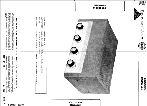 Little-Jewel LJ-7; Grommes Precision (ID = 607050) Ampl/Mixer