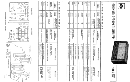 1006GWK; Grundig Radio- (ID = 522045) Radio