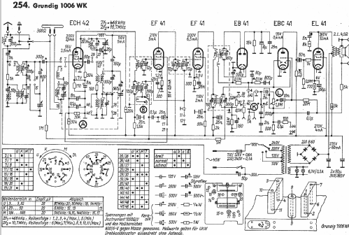 1006WK; Grundig Radio- (ID = 1018500) Radio