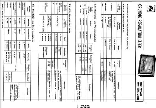 1041GWH; Grundig Radio- (ID = 366845) Radio