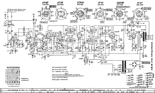 Musikgerät 1041WH ECH81 Radio Grundig Radio-Vertrieb, RVF, Radiowerke ...