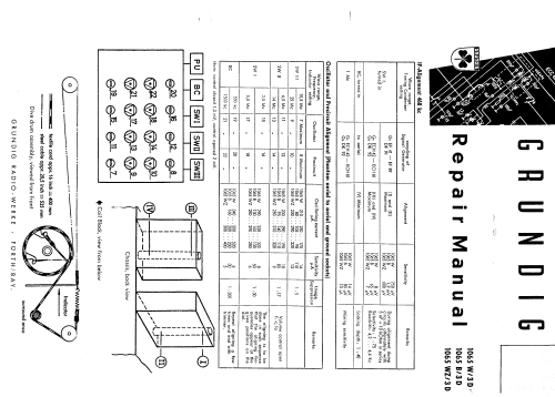 1065B/3D; Grundig Radio- (ID = 218656) Radio