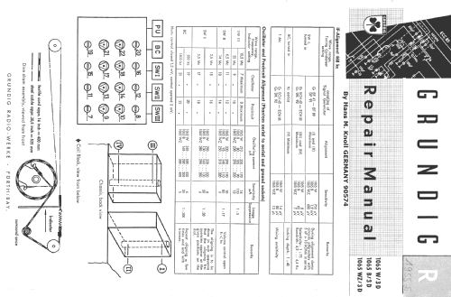 1065W/3D; Grundig Radio- (ID = 150576) Radio