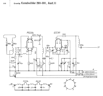 Fernsehtischempfänger 210/II ; Grundig Radio- (ID = 187418) Télévision