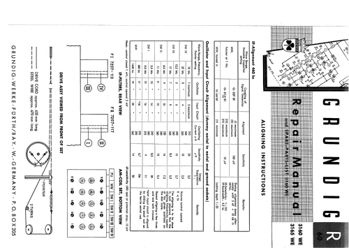 3160WE; Grundig Radio- (ID = 639979) Radio