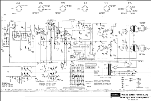 Konzertgerät 4070M Stereo; Grundig Radio- (ID = 1264772) Radio