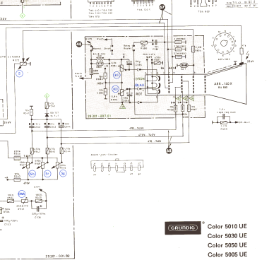 5005 UE; Grundig Radio- (ID = 2249113) Television