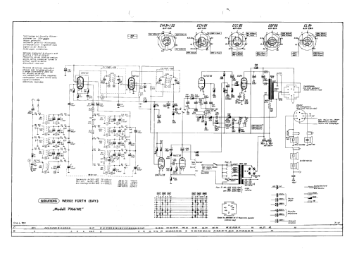 7066WE Radio Grundig Radio-Vertrieb, RVF, Radiowerke, build ...