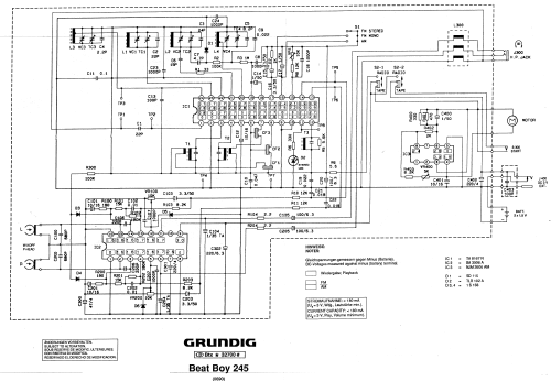 Beat-Boy BB 245; Grundig Radio- (ID = 838991) Radio