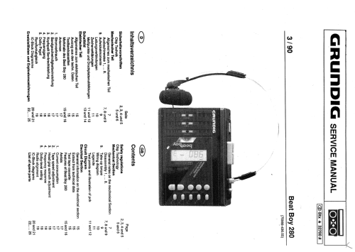 Beat-Boy 280; Grundig Radio- (ID = 838831) Radio