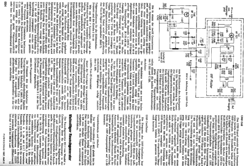 Bildmustergenerator SG4; Grundig Radio- (ID = 207833) Ausrüstung