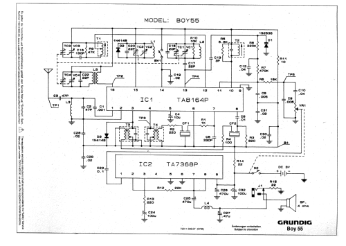 Boy 55; Grundig Radio- (ID = 848668) Radio