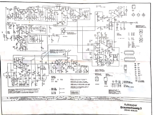 Braunschweig 3 VW 171 035 155C - GR0; Grundig Radio- (ID = 2741720) Car Radio