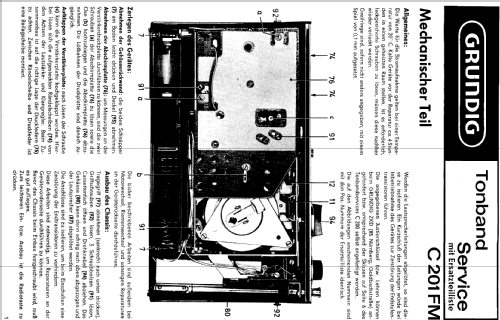 C201 FM Automatic; Grundig Radio- (ID = 349976) Radio