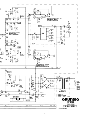 Cassette Deck CF7150; Grundig Radio- (ID = 2772914) R-Player