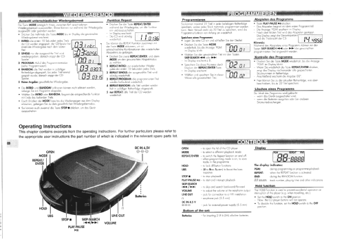 CD Portable K-CDP 66; Grundig Radio- (ID = 1506069) R-Player