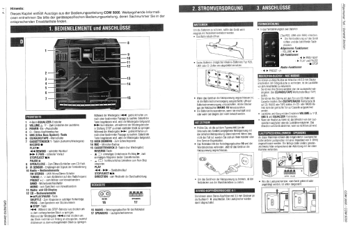 CDM5000; Grundig Radio- (ID = 1064383) Radio