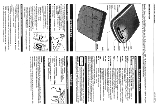 CDP110; Grundig Radio- (ID = 1060013) Ton-Bild