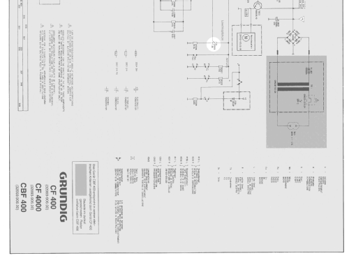 CF400; Grundig Radio- (ID = 1368783) Reg-Riprod