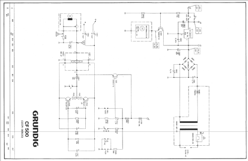 CF 500; Grundig Radio- (ID = 1362517) R-Player