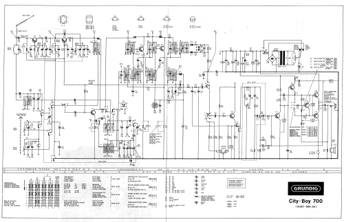 City-Boy 700; Grundig Radio- (ID = 844684) Radio