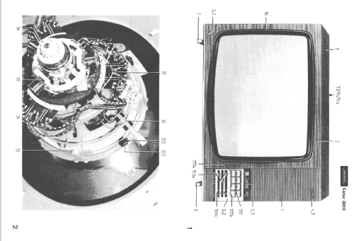 Color 3010; Grundig Radio- (ID = 2103205) Television